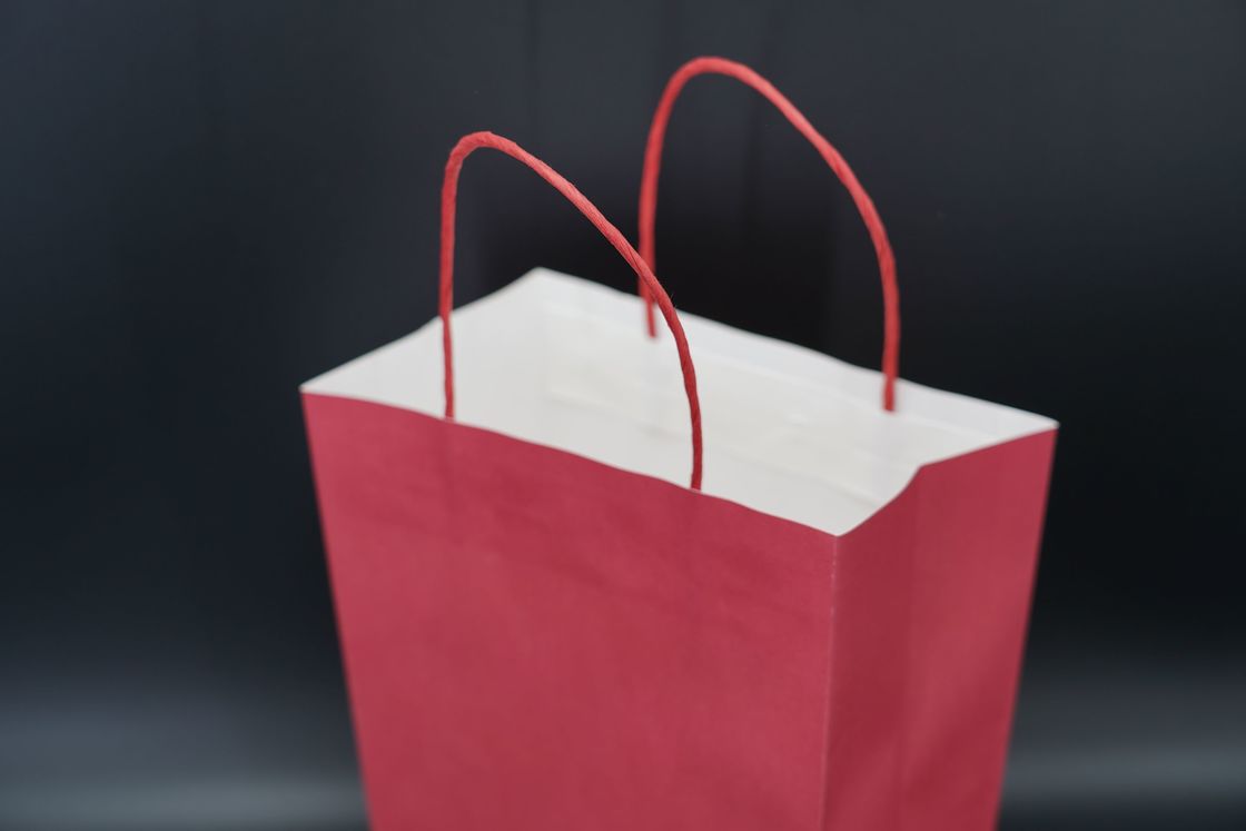 Printing Custom Kraft Bags With Logo Recyclable Eco-friendly
